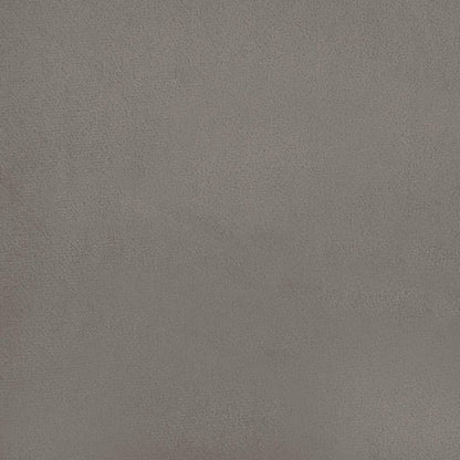 Tweezitsbank Met Kussens 120 Cm Fluweel Lichtgrijs 152 x 77 x 80 cm