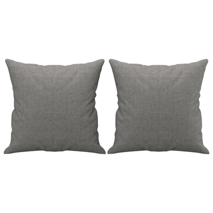 Tweezitsbank Met Kussens 140 Cm Stof Donkergrijs 172 x 77 x 80 cm