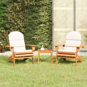 3-piece Adirondack Solid Acacia Wood Lounge Set