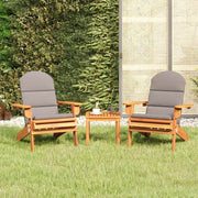 3-piece Adirondack Solid Acacia Wood Lounge Set