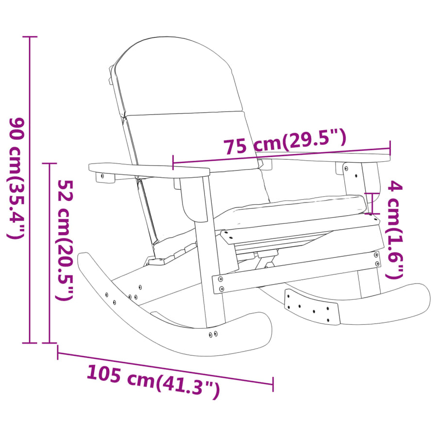 Loungeset Adirondack Massief Acaciahout 3