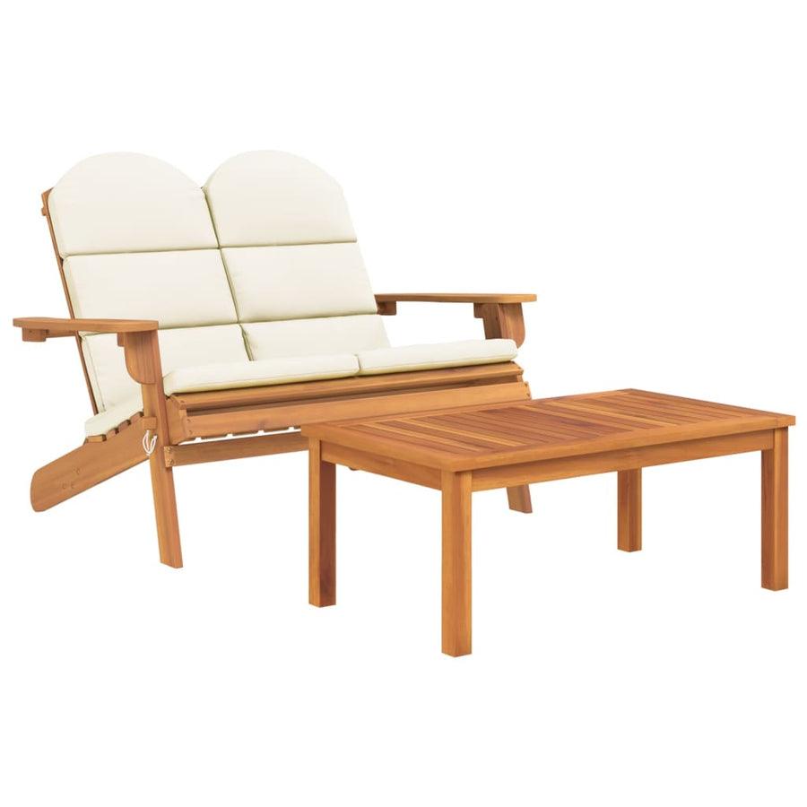 3-Delige Loungeset Adirondack Massief Acaciahout 1