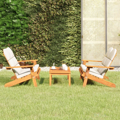 3-Delige Loungeset Adirondack Massief Acaciahout 1