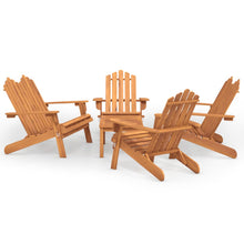 5-Delige Loungeset Adirondack Massief Acaciahout 1