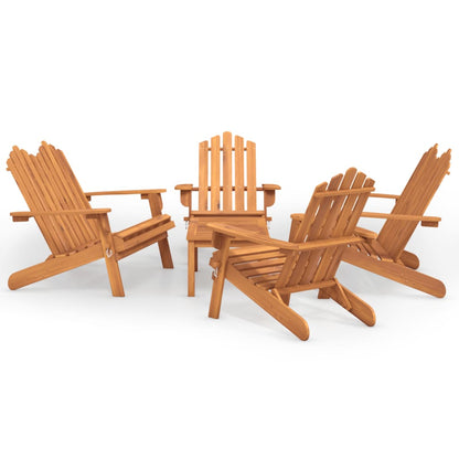 5-Delige Loungeset Adirondack Massief Acaciahout 1