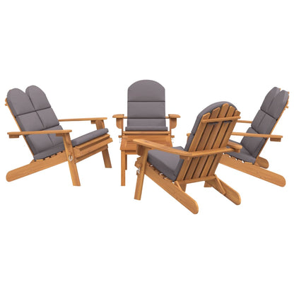 5-Delige Loungeset Adirondack Massief Acaciahout 1