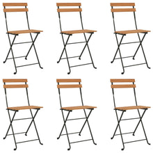 Bistrostoelen Inklapbaar Massief Teakhout En Staal 6