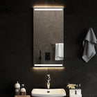 Badkamerspiegel LED 40x80 cm wandmontage