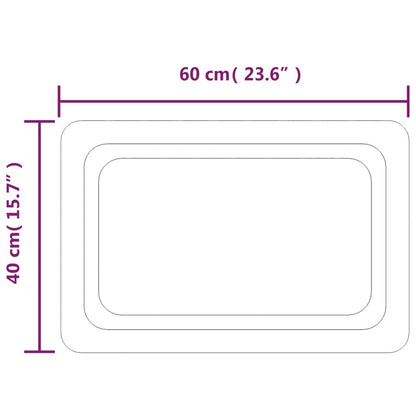 Badkamerspiegel LED 40x60 cm 40 x 60 cm