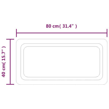 Badkamerspiegel LED 40x80 cm