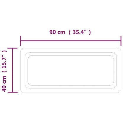 Badkamerspiegel LED 40x90 cm