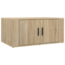 Salontafel 80X50X36 Cm Bewerkt Hout Kleurig Sonoma eiken
