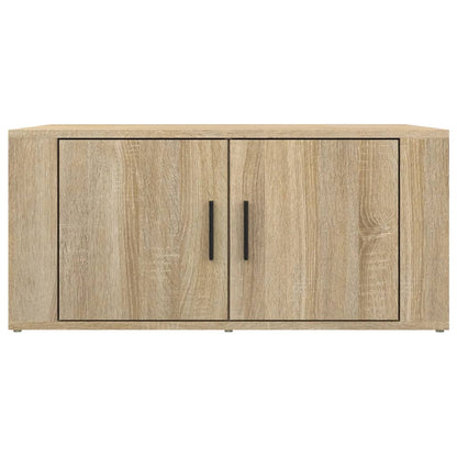 Salontafel 80X50X36 Cm Bewerkt Hout Kleurig Sonoma eiken