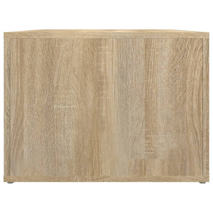 Salontafel 80X50X36 Cm Bewerkt Hout Kleurig Sonoma eiken
