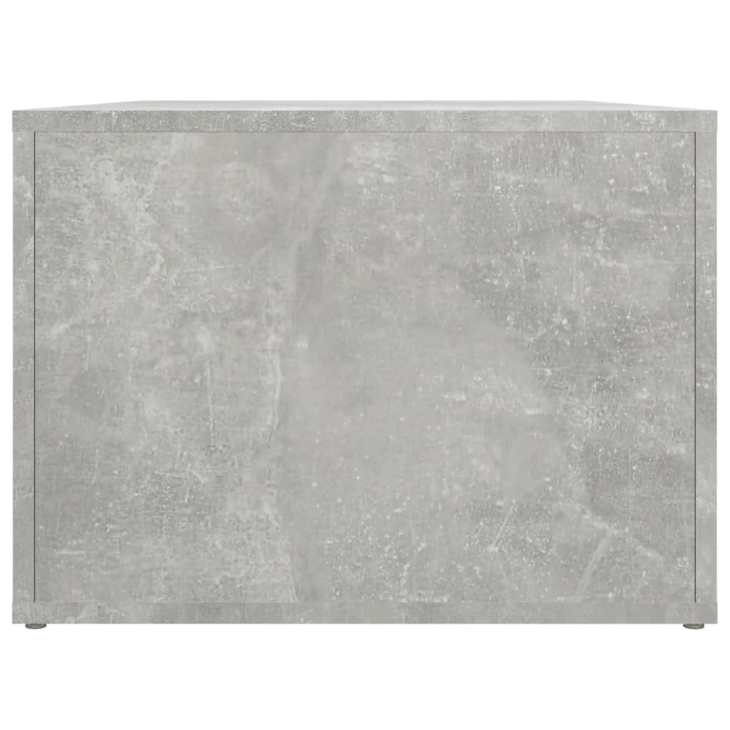 Salontafel 80X50X36 Cm Bewerkt Hout Betongrijs