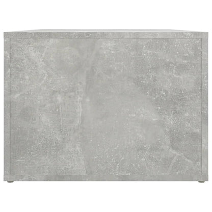 Salontafel 80X50X36 Cm Bewerkt Hout Betongrijs