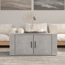 Salontafel 80X50X36 Cm Bewerkt Hout Betongrijs