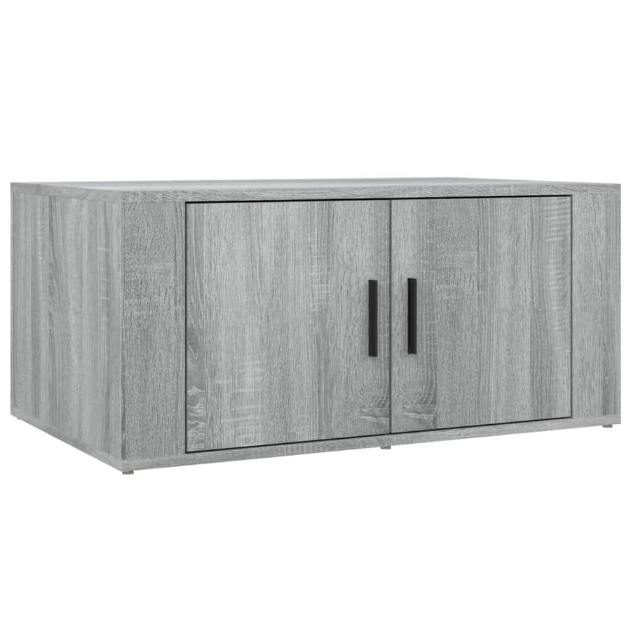 Salontafel 80X50X36 Cm Bewerkt Hout Grijs Sonoma Eikenkleurig