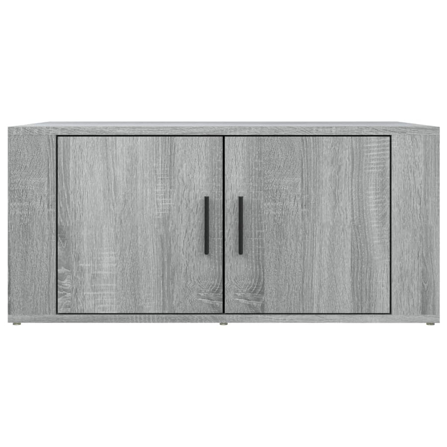 Salontafel 80X50X36 Cm Bewerkt Hout Grijs Sonoma Eikenkleurig