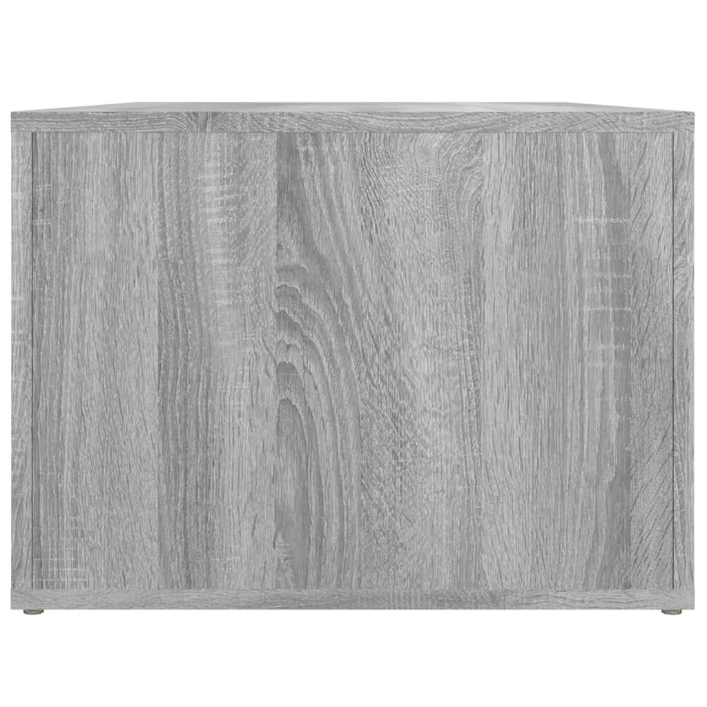 Salontafel 80X50X36 Cm Bewerkt Hout Grijs Sonoma Eikenkleurig