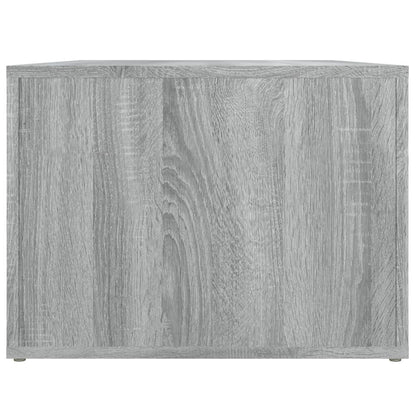 Salontafel 80X50X36 Cm Bewerkt Hout Grijs Sonoma Eikenkleurig
