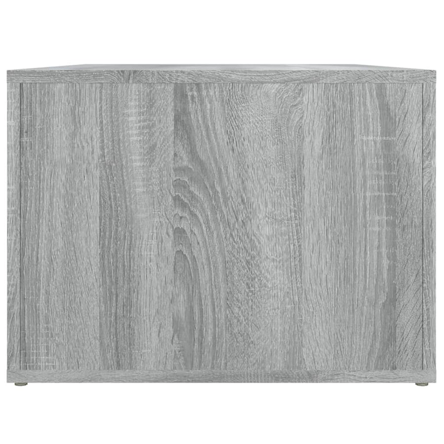 Salontafel 80X50X36 Cm Bewerkt Hout Grijs Sonoma Eikenkleurig