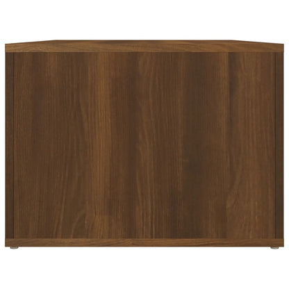 Salontafel 80X50X36 Cm Bewerkt Hout Bruin Eikenkleur
