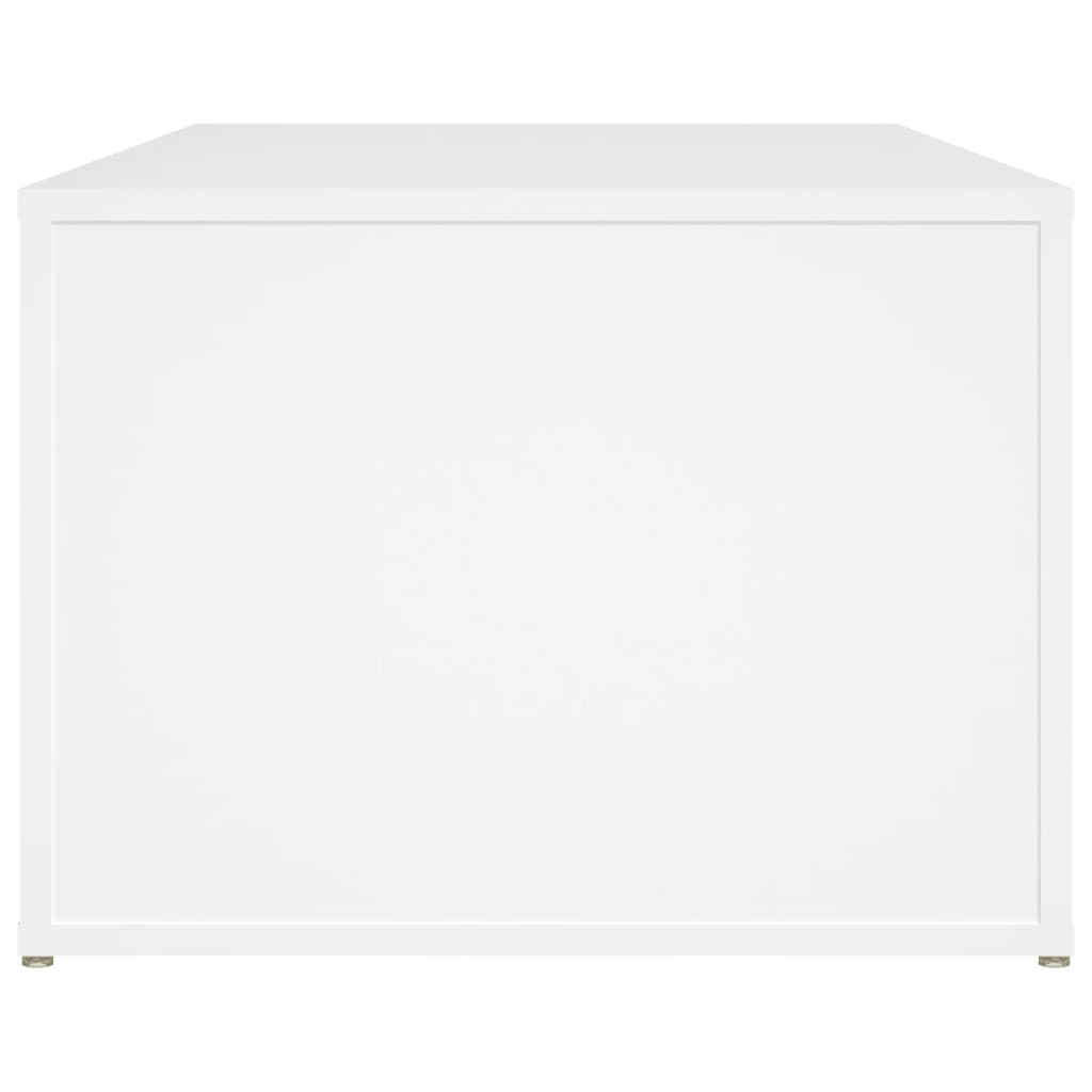 Salontafel 00X50X36 Cm Bewerkt Hout Wit