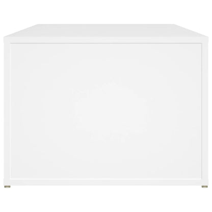 Salontafel 00X50X36 Cm Bewerkt Hout Wit
