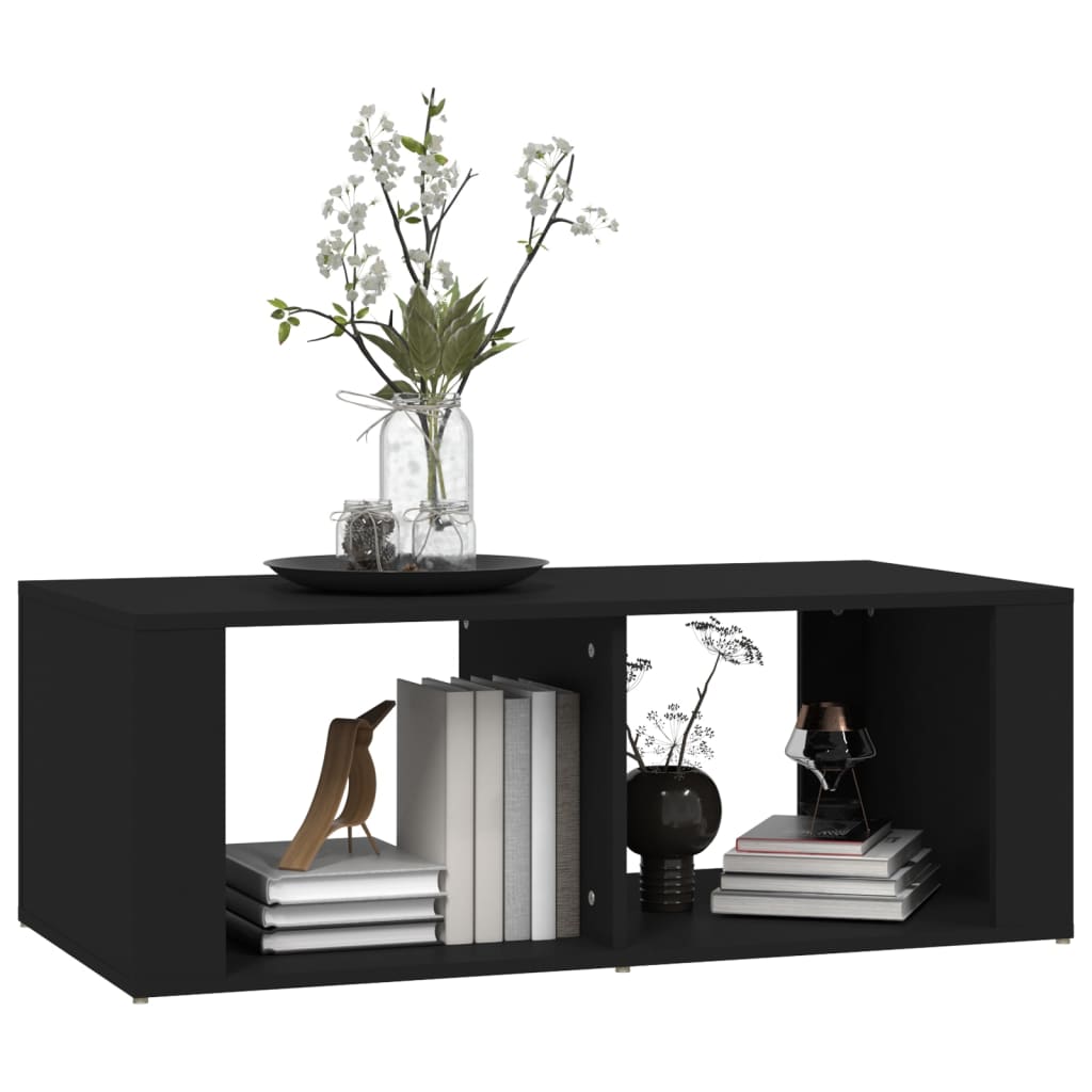 Salontafel 00X50X36 Cm Bewerkt Hout Zwart