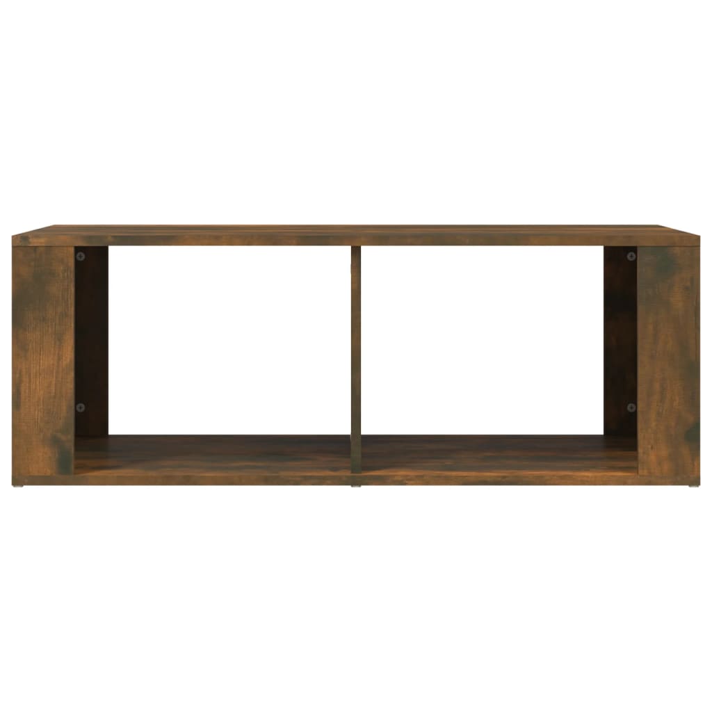 Salontafel 100X50X36 Cm Bewerkt Hout Gerookt Eikenkleurig