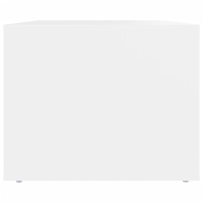 Salontafel 80X50X40 Cm Bewerkt Hout Wit