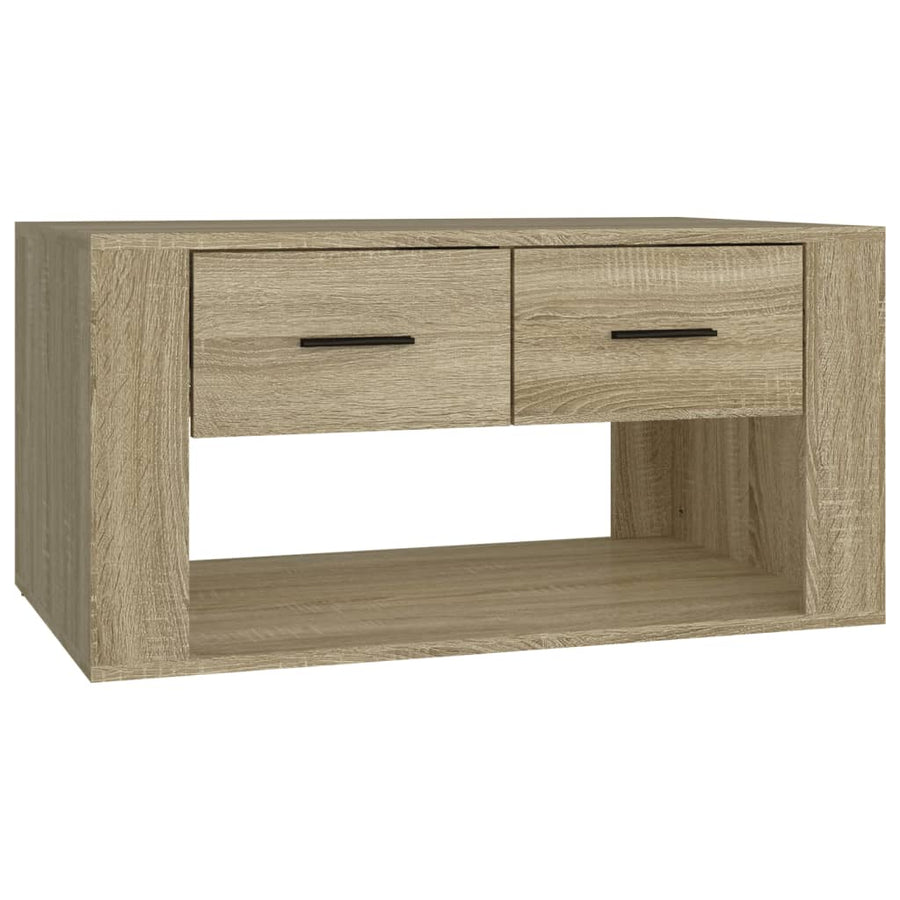 Salontafel 80X50X40 Cm Bewerkt Hout Sonoma Eikenkleurig 1