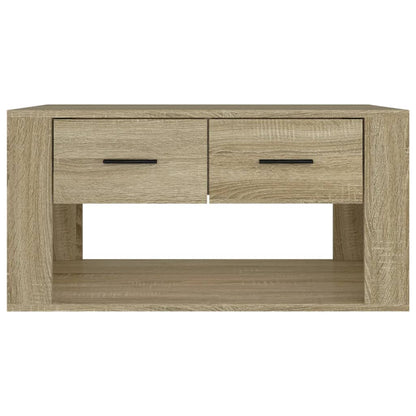 Salontafel 80X50X40 Cm Bewerkt Hout Sonoma Eikenkleurig 1