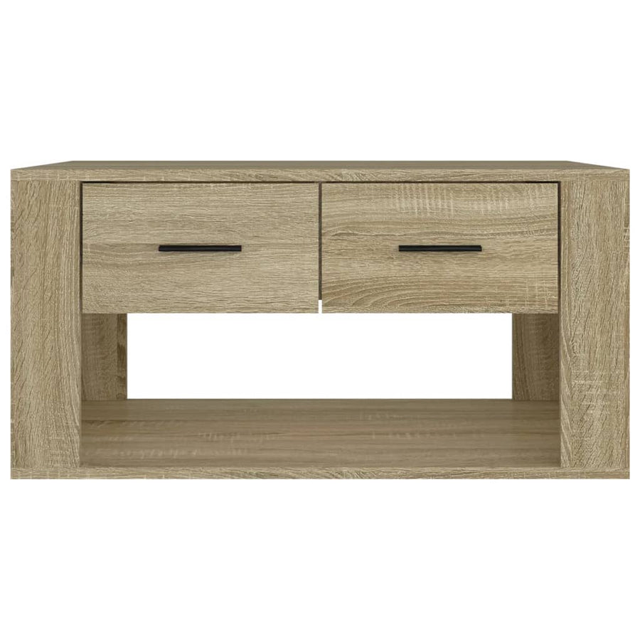 Salontafel 80X50X40 Cm Bewerkt Hout Sonoma Eikenkleurig 1