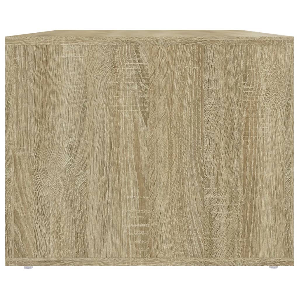 Salontafel 80X50X40 Cm Bewerkt Hout Sonoma Eikenkleurig 1