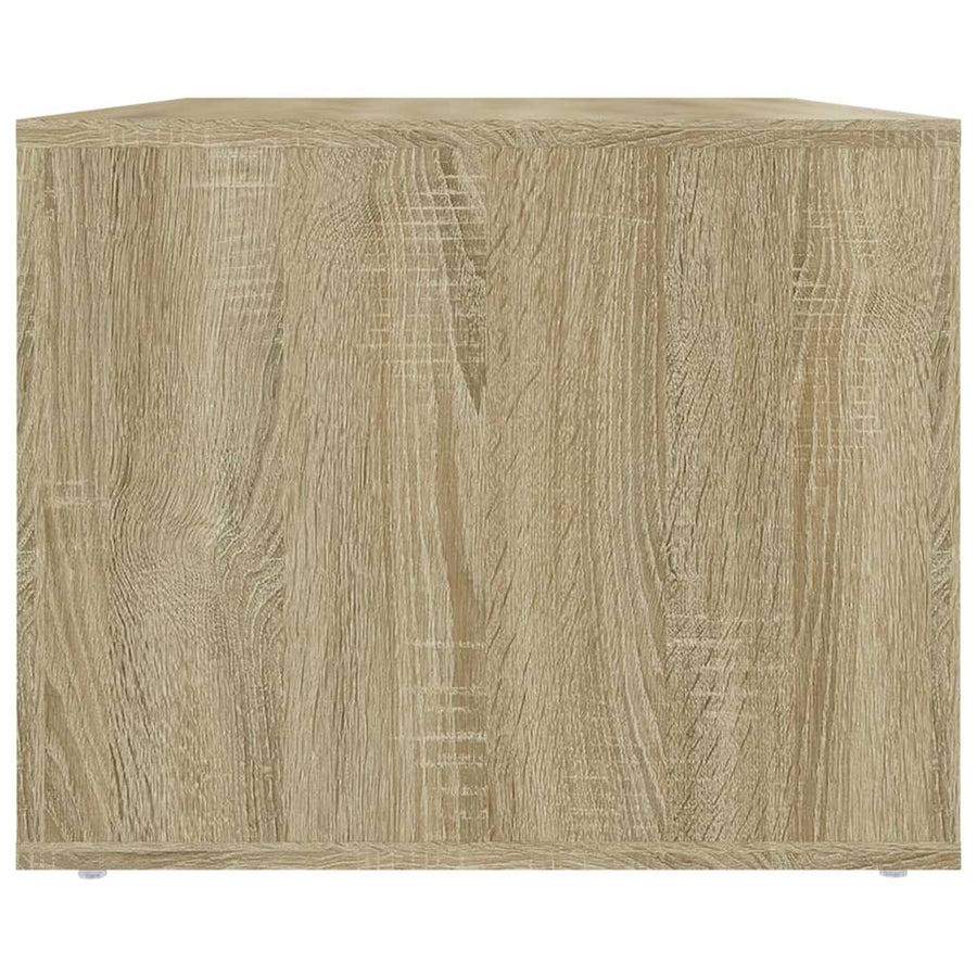 Salontafel 80X50X40 Cm Bewerkt Hout Sonoma Eikenkleurig 1
