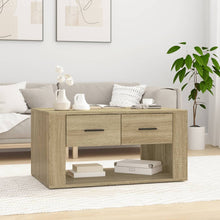 Salontafel 80X50X40 Cm Bewerkt Hout Sonoma Eikenkleurig 1