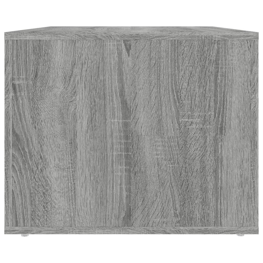 Salontafel 80x50x40 cm bewerkt hout grijs sonoma eiken
