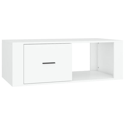 Salontafel 00X50,5X35 Cm Bewerkt Hout Wit