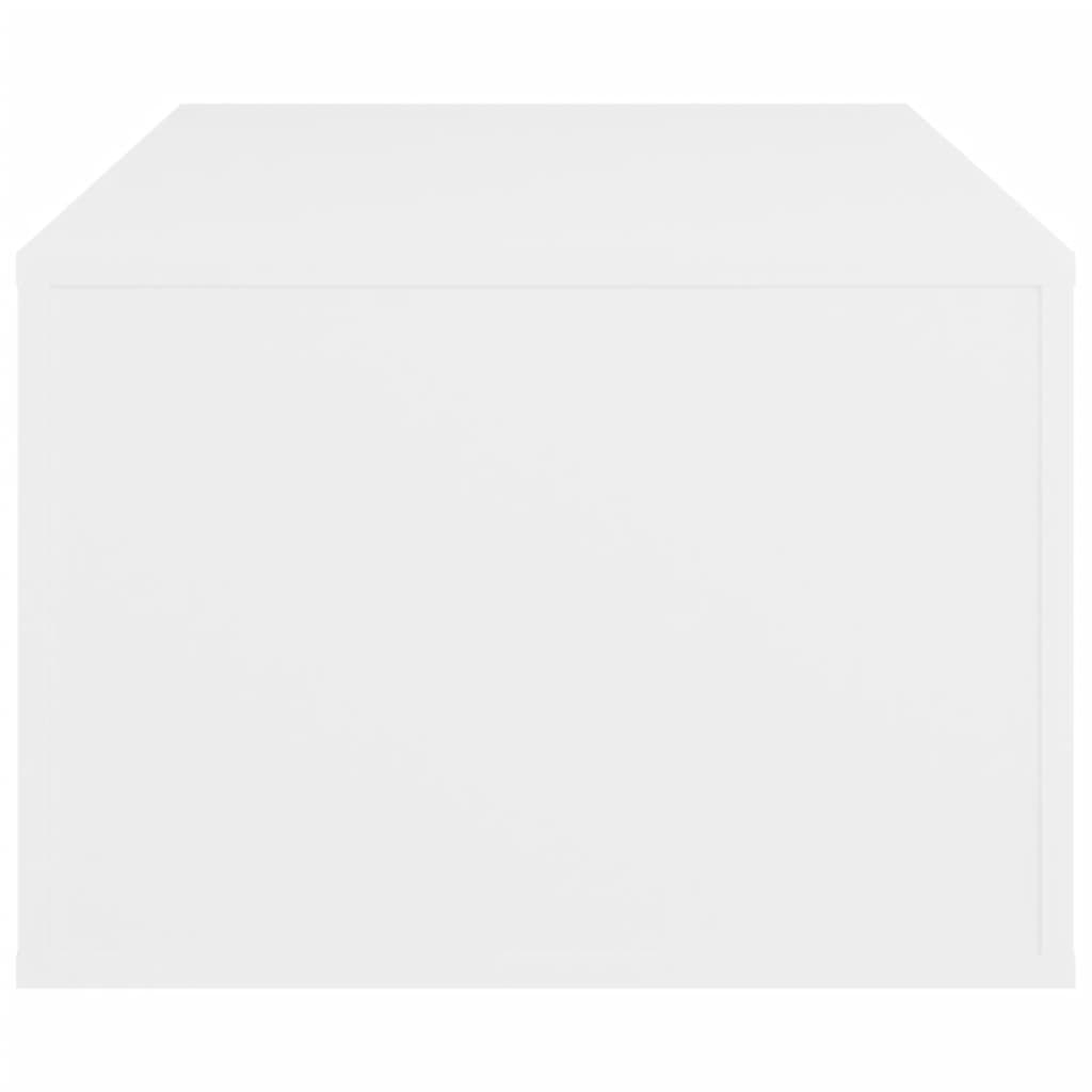 Salontafel 00X50,5X35 Cm Bewerkt Hout Wit