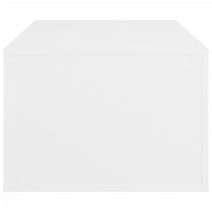 Salontafel 00X50,5X35 Cm Bewerkt Hout Wit