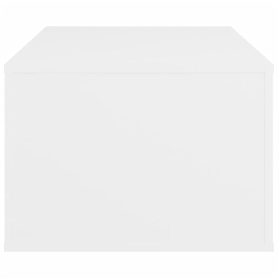 Salontafel 00X50,5X35 Cm Bewerkt Hout Wit