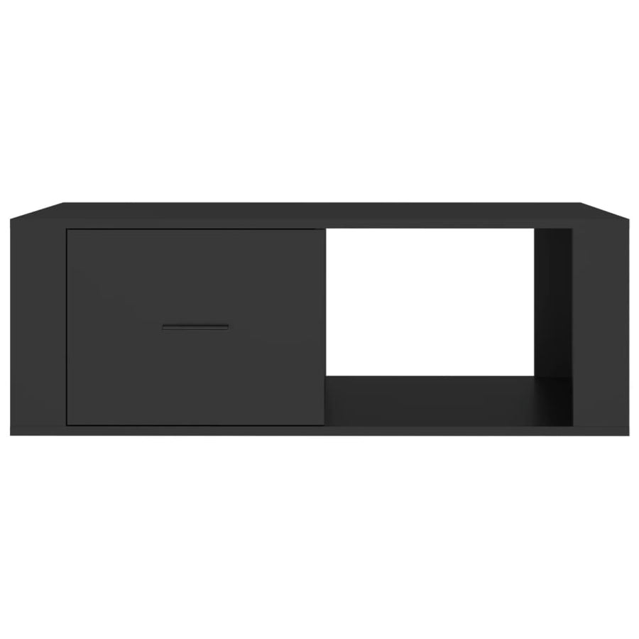 Salontafel 00X50,5X35 Cm Bewerkt Hout Zwart