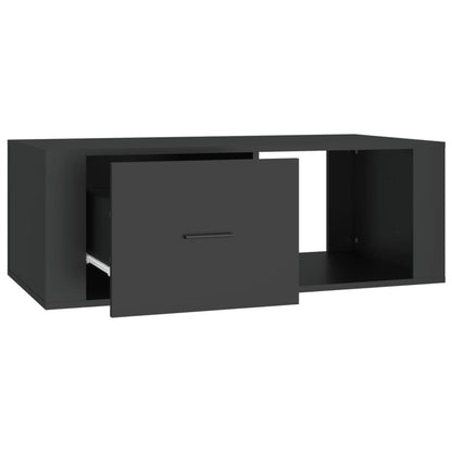 Salontafel 00X50,5X35 Cm Bewerkt Hout Zwart
