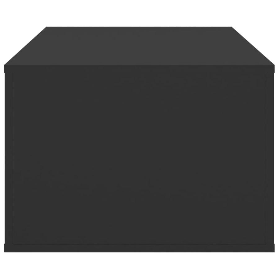 Salontafel 00X50,5X35 Cm Bewerkt Hout Zwart