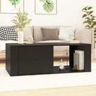Coffee table 100x50.5x35 cm processed wood black