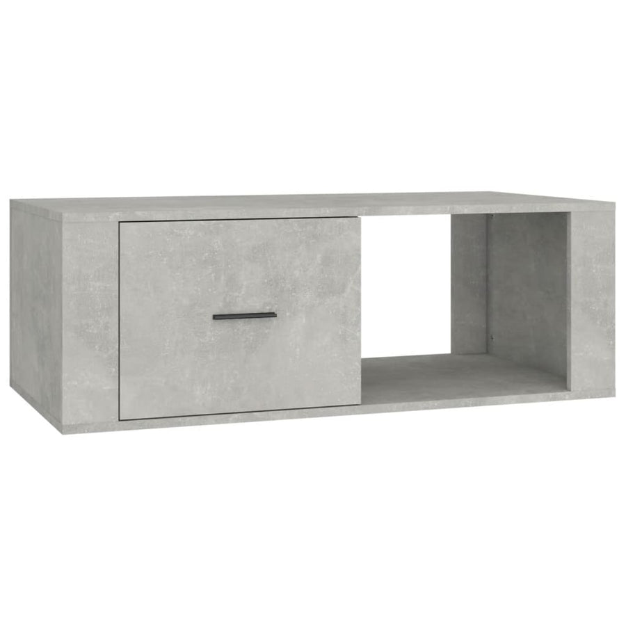 Salontafel 00X50,5X35 Cm Bewerkt Hout Betongrijs