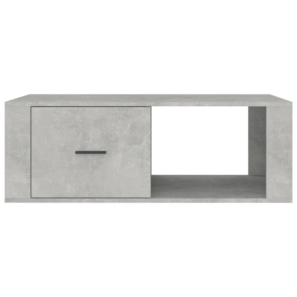 Salontafel 00X50,5X35 Cm Bewerkt Hout Betongrijs