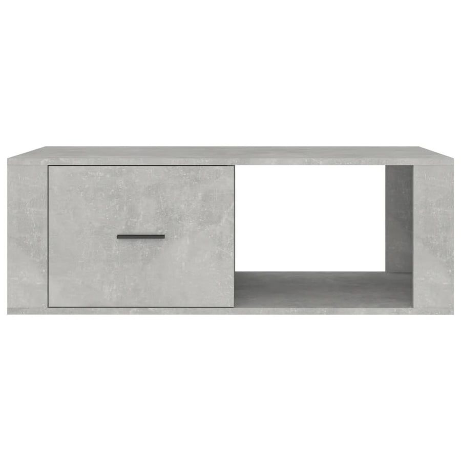 Salontafel 00X50,5X35 Cm Bewerkt Hout Betongrijs